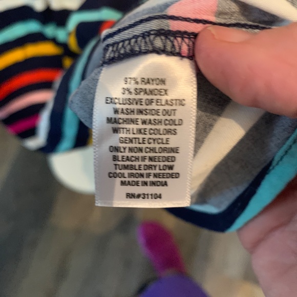 Crown & Ivy multi stripe peasant top nwt. Retail 59.50 - Picture 7 of 7